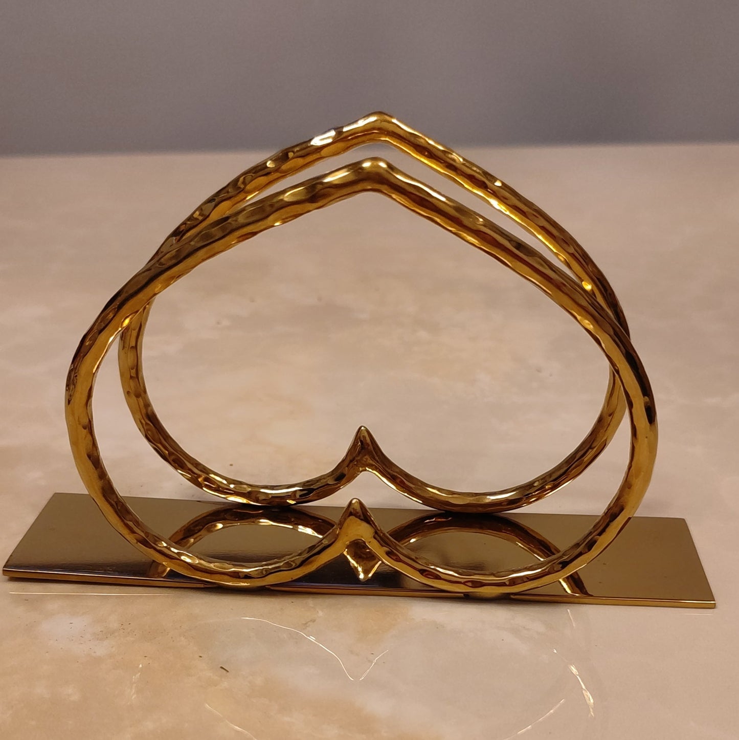 Inverted Heart Shape Napkin Holder