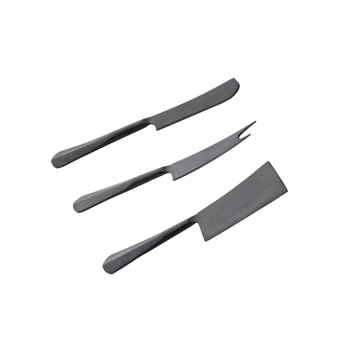 Black Slate Cheese Knife Set